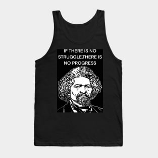 FREDERICK DOUGLASS quote .1 - ink portrait Tank Top